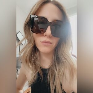 Tortoise shell Oversized Sunglasses
